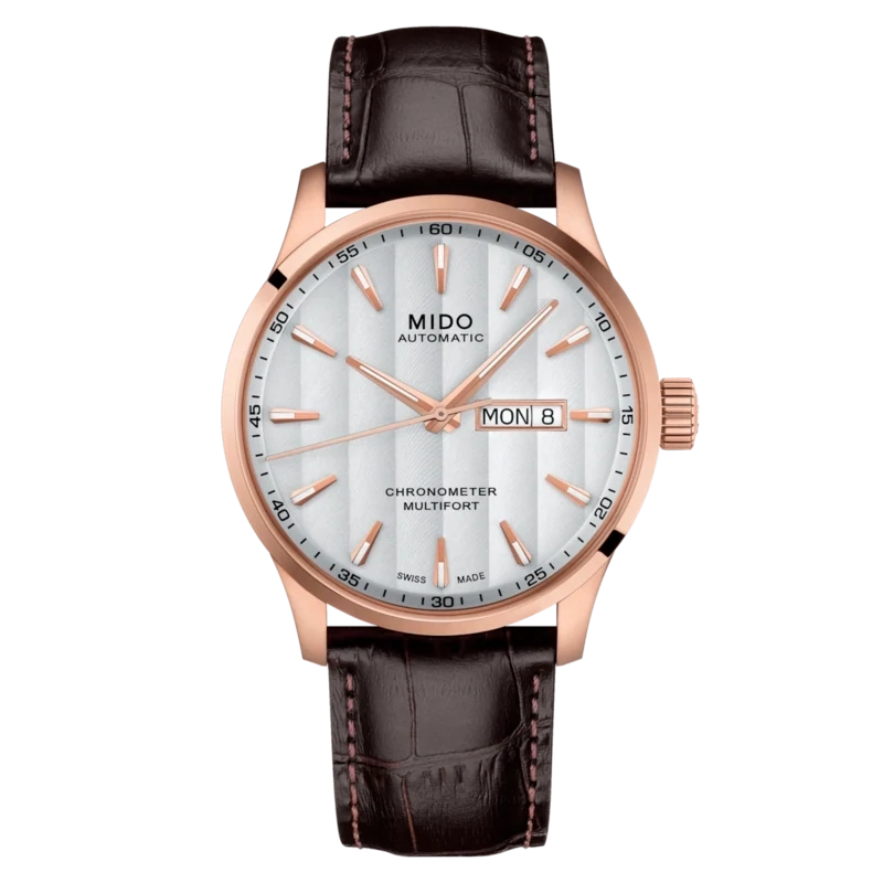 Mido Multifort Chronometer 1 42 MM Silver Dial Automatic M038.431.36.031.00