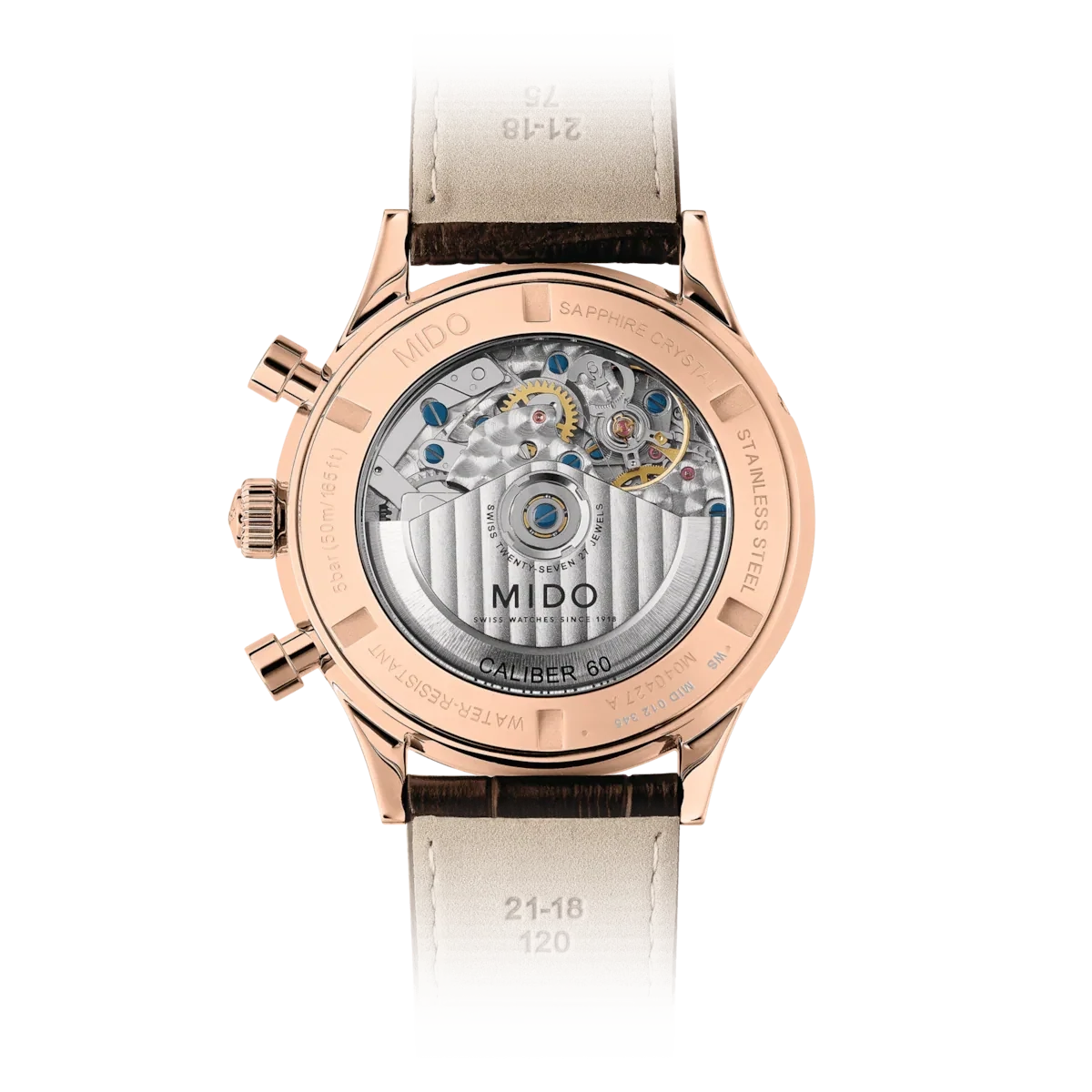 Mido Multifort Patrimony Chronograph 42 MM Black Dial Automatic M040.427.36.042.00