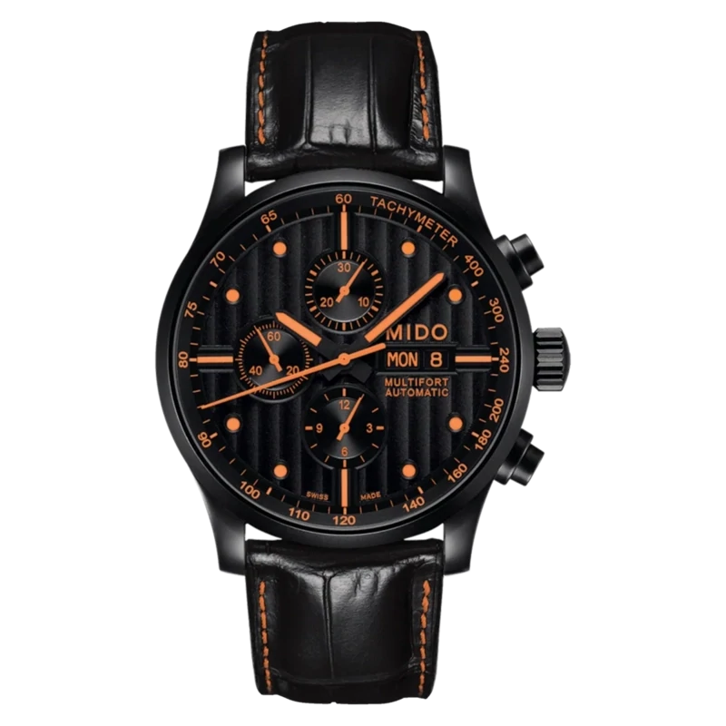 Mido Multifort Chronograph 44 MM Black Dial Automatic M005.614.36.051.22 Limited Edition