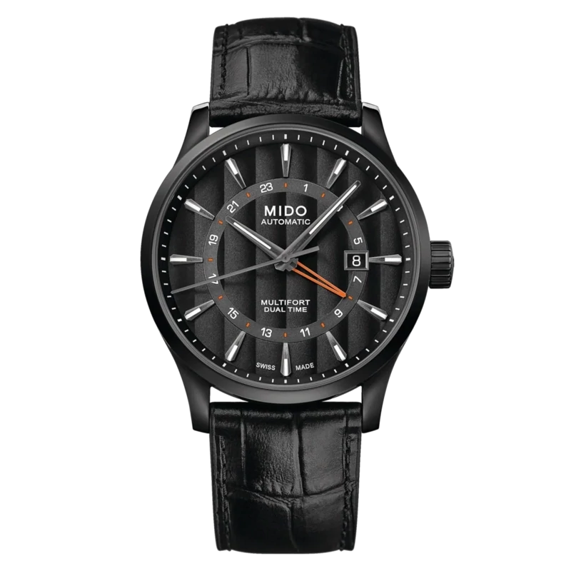 Mido Multifort Dual Time 42 MM Black Dial Automatic M038.429.36.051.00