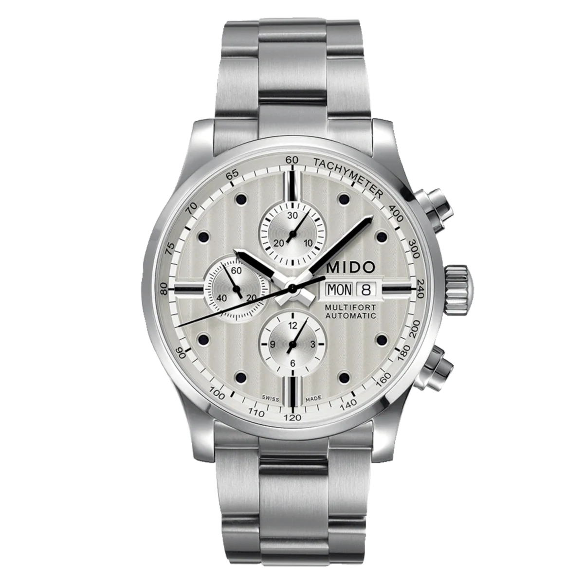 Mido Multifort Chronograph 44 MM Silver Dial Automatic M005.614.11.031.00