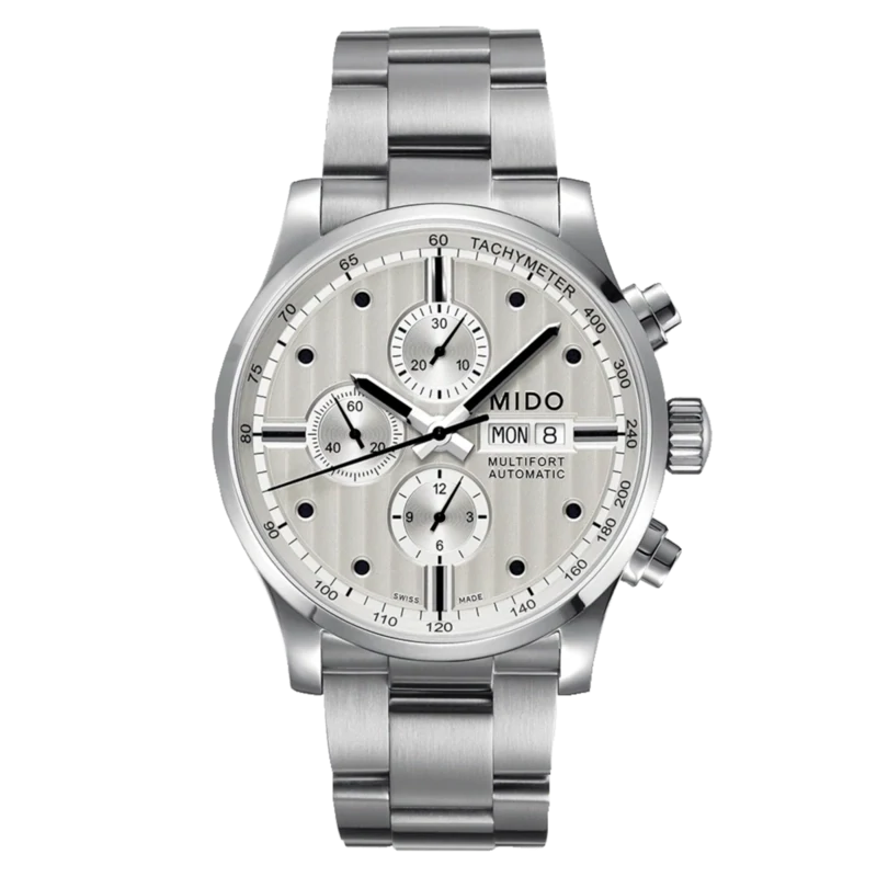 Mido Multifort Chronograph 44 MM Silver Dial Automatic M005.614.11.031.00