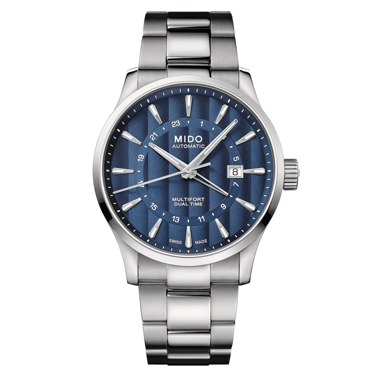 Mido Multifort Dual Time 42 MM Blue Dial Automatic M038.429.11.041.00