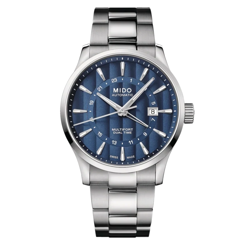 Mido Multifort Dual Time 42 MM Blue Dial Automatic M038.429.11.041.00