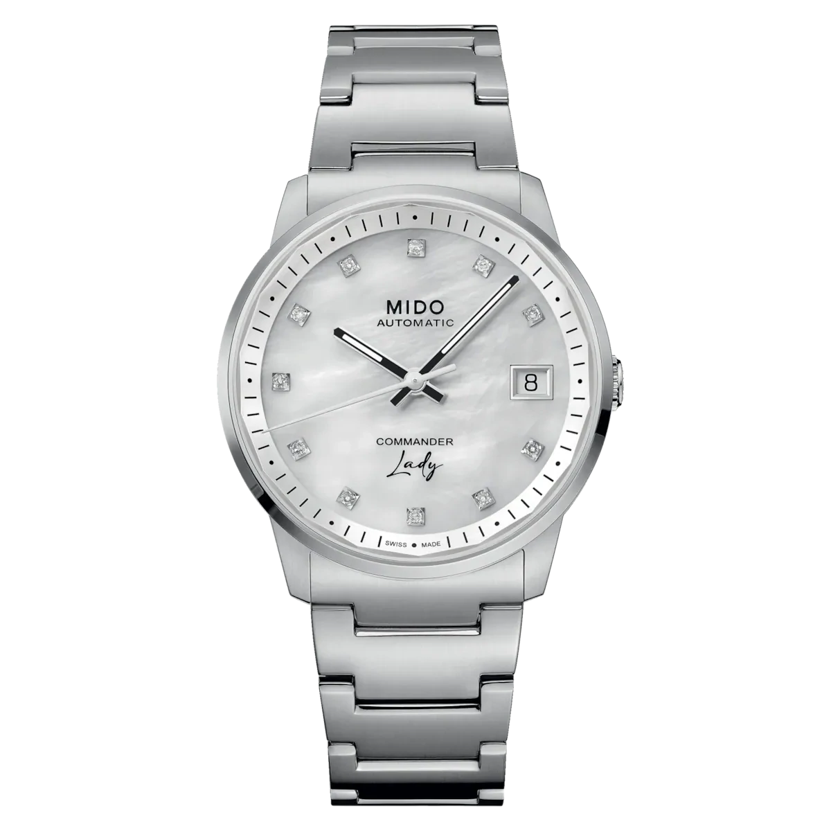 Mido Commander Lady 35 MM Mother of Pearl Dial Automatic M021.207.11.106.00