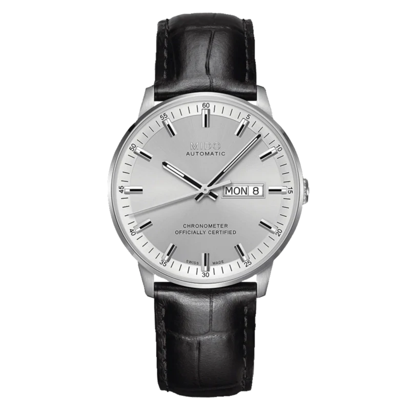 Mido Commander Chronometer 40 MM Silver Dial Automatic M021.431.16.031.00