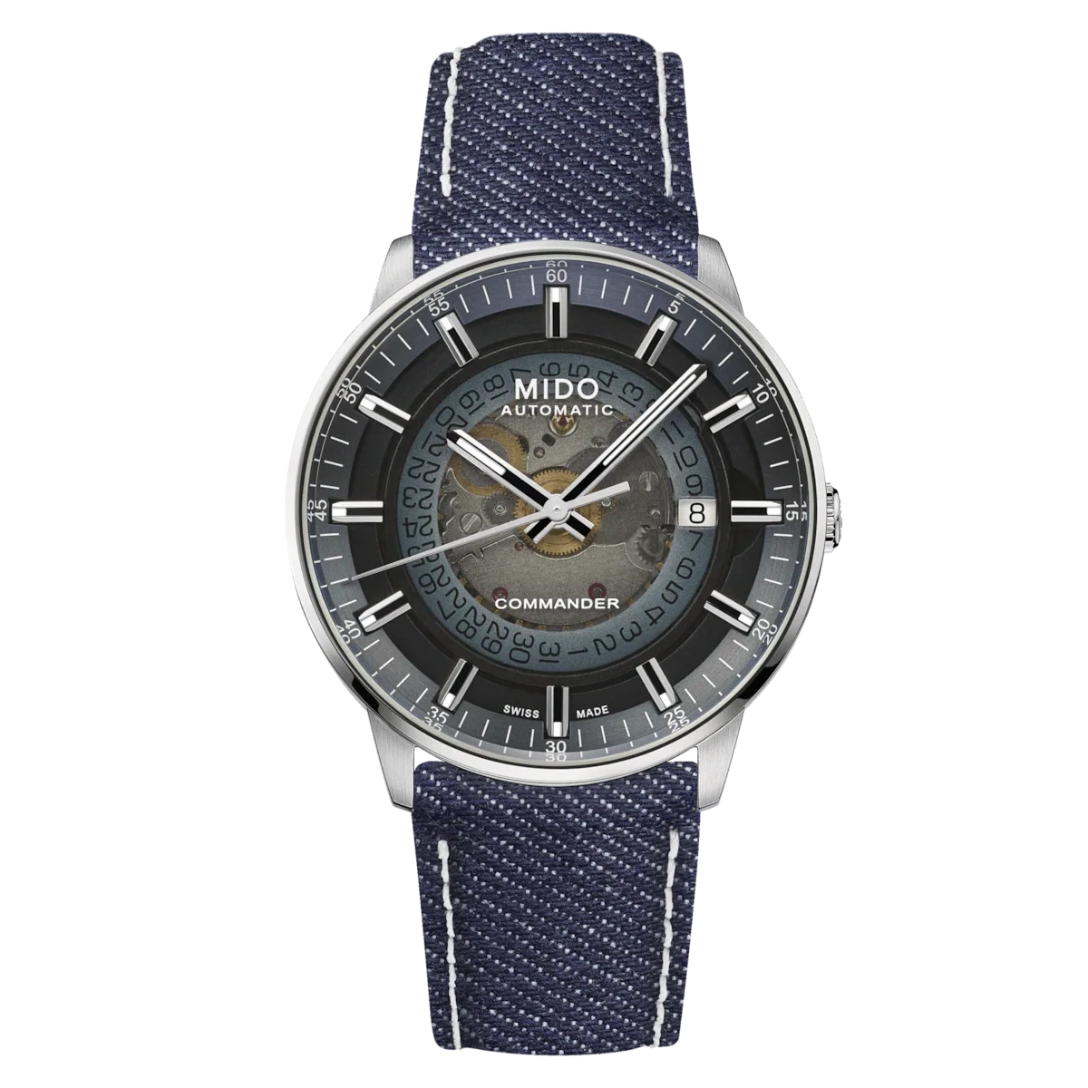 Mido Commander Gradient 40 MM Black Dial Automatic M021.407.18.411.00