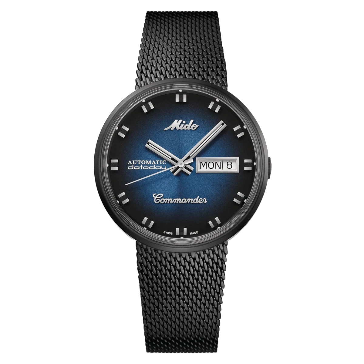 Mido Commander Shade 37 MM Blue Dial Automatic M8429.3.25.11