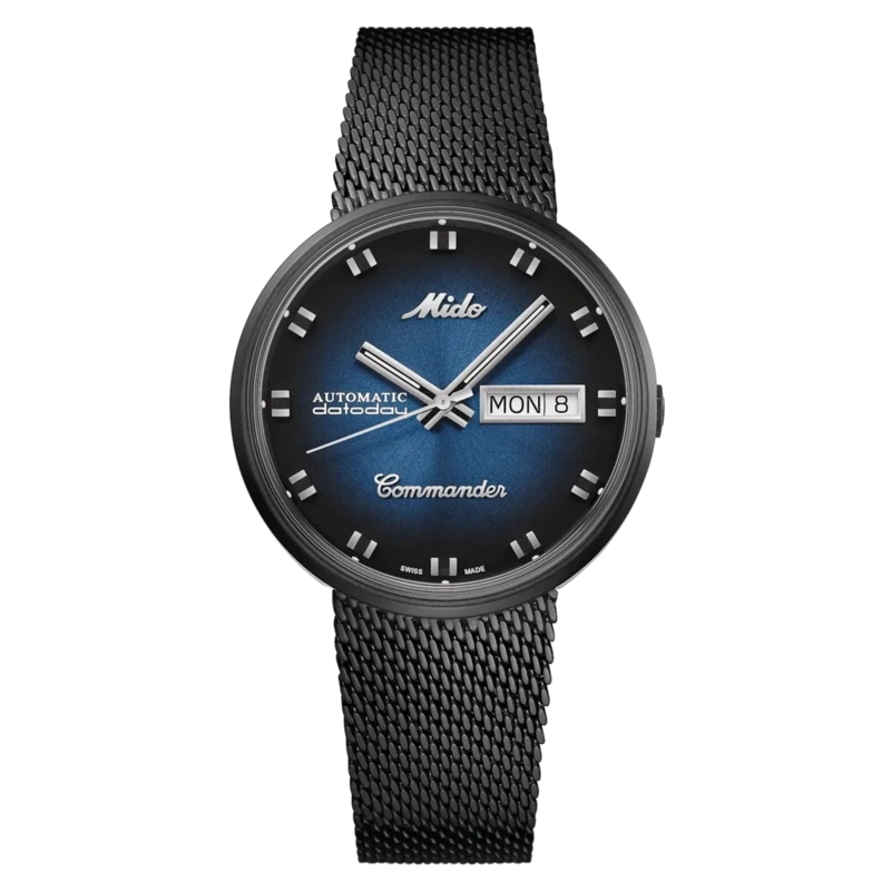 Mido Commander Shade 37 MM Blue Dial Automatic M8429.3.25.11