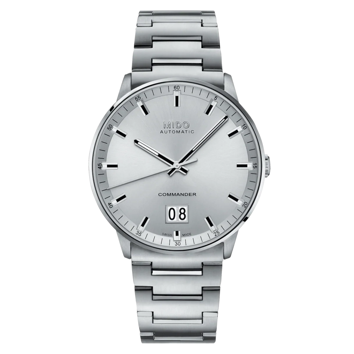 Mido Commander Big Date 42 MM Silver Dial Automatic M021.626.11.031.00