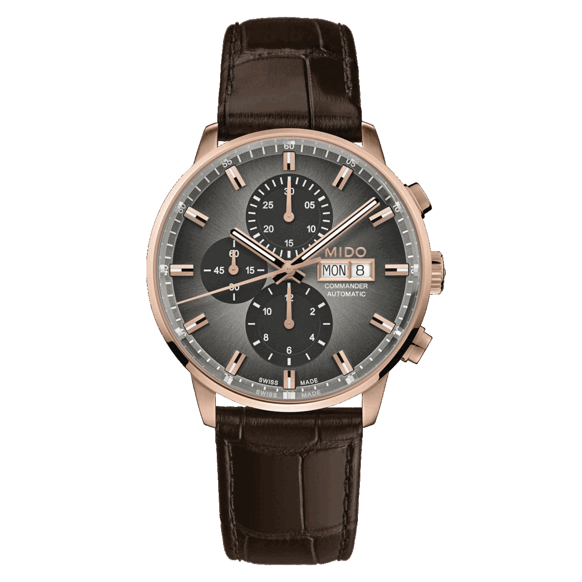 Mido Commander Chronograph 42 MM Grey Dial Automatic M016.414.36.081.00