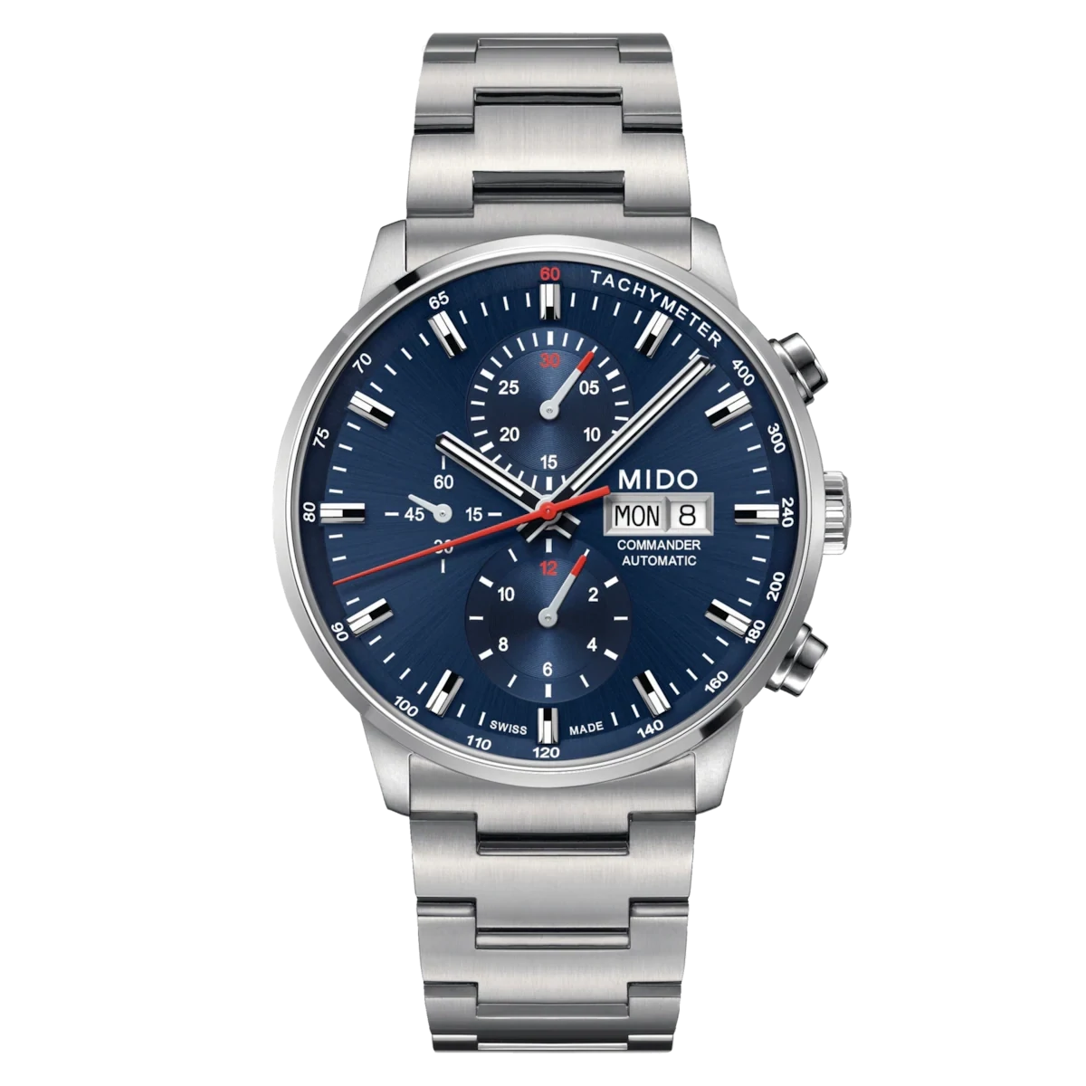 Mido Commander Chronograph 43 MM Blue Dial Automatic M016.414.11.041.00