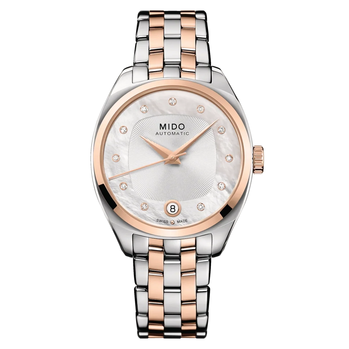 Mido Belluna Royal Lady 33 MM Silver Dial Automatic M024.307.22.116.00
