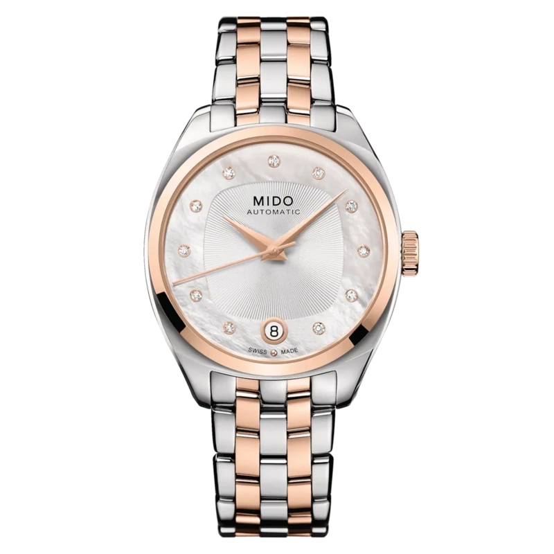 Mido Belluna Royal Lady 33 MM Silver Dial Automatic M024.307.22.116.00