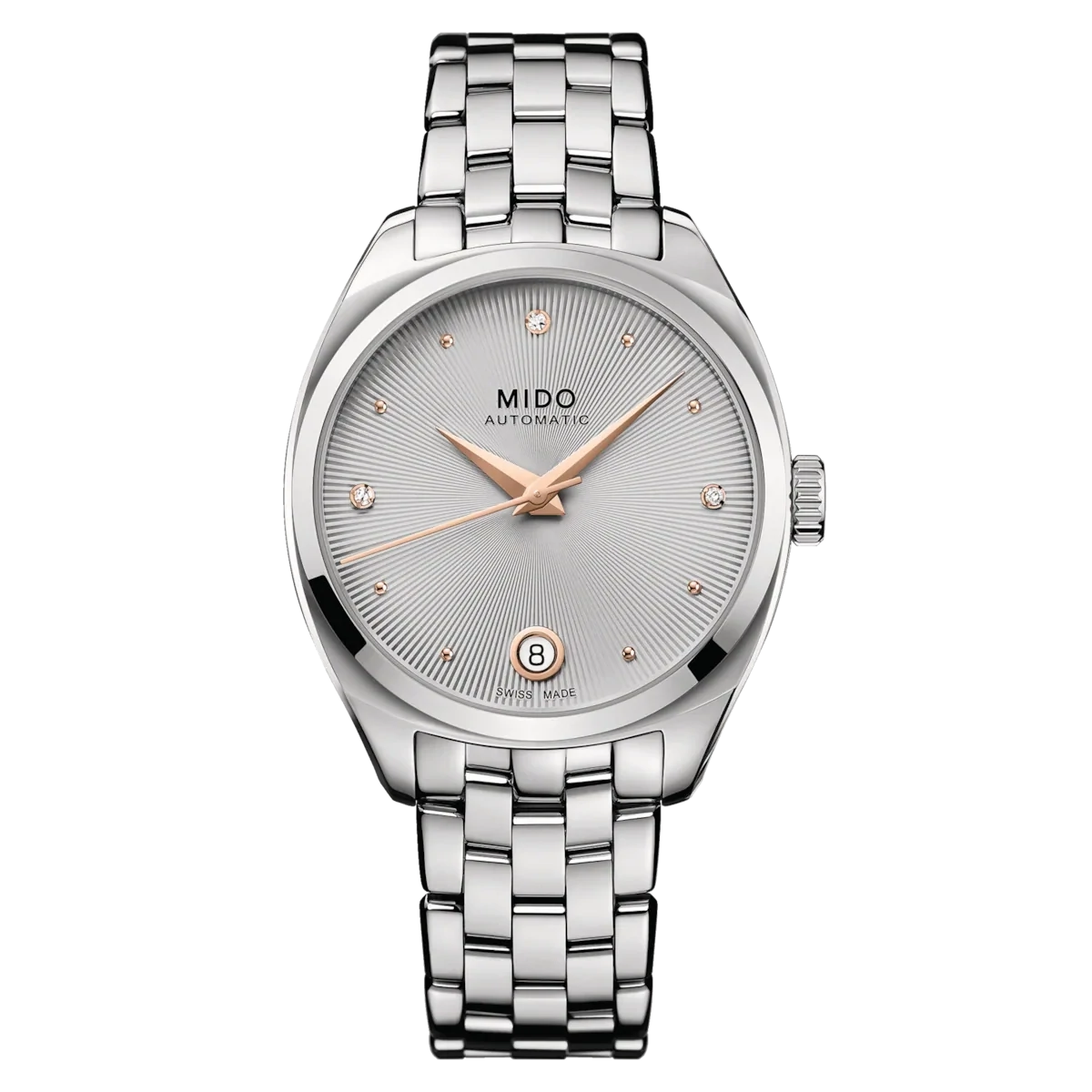 Mido Belluna Royal Lady 33 MM Silver Dial Automatic M024.307.22.116.00