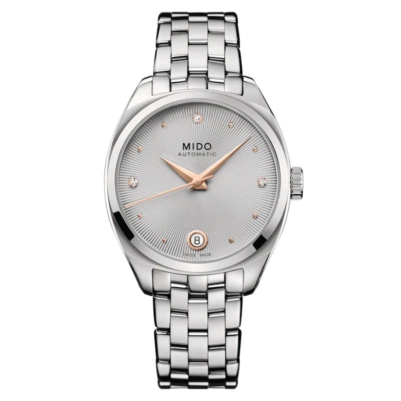 Mido Belluna Royal Lady 33 MM Silver Dial Automatic M024.307.22.116.00