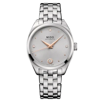 Mido Belluna Royal Lady 33 MM Silver Dial Automatic M024.307.22.116.00
