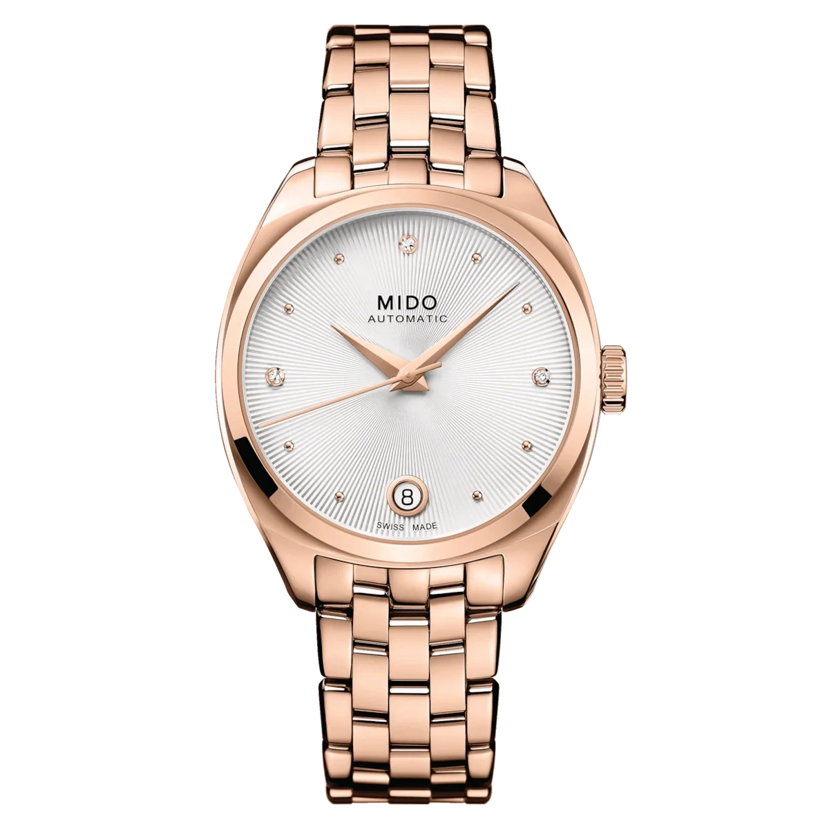 Mido Belluna Royal Lady 33 MM Silver Dial Automatic M024.307.33.036.00