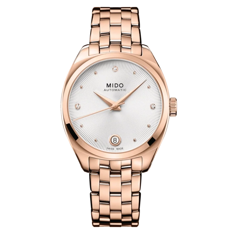 Mido Belluna Royal Lady 33 MM Silver Dial Automatic M024.307.33.036.00