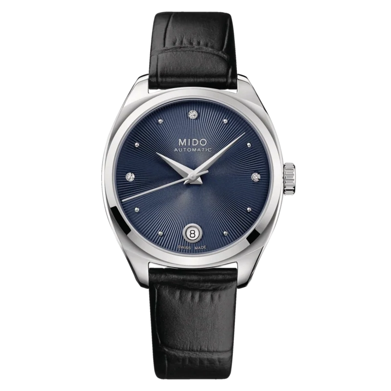 Mido Belluna Royal Lady 33 MM Blue Dial Automatic M024.307.16.046.00