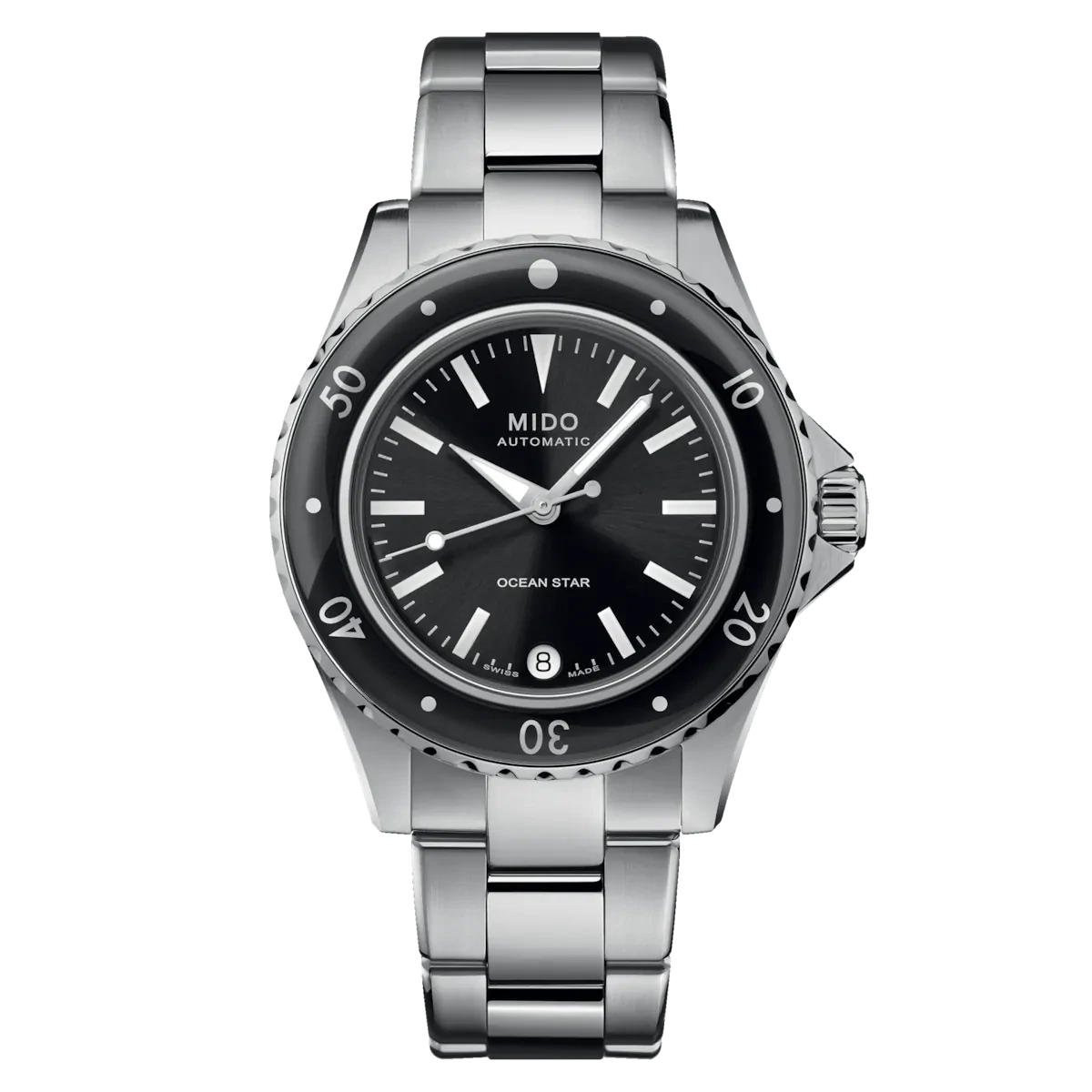 Mido Ocean Star 36.5 37 MM Black Dial Automatic M026.207.11.051.00