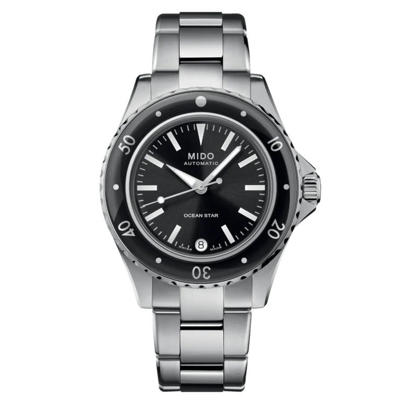 Mido Ocean Star 36.5 37 MM Black Dial Automatic M026.207.11.051.00