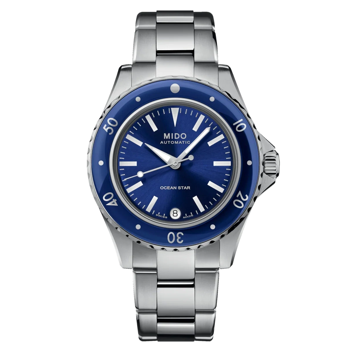 Mido Ocean Star 36.5 37 MM Blue Dial Automatic M026.207.11.041.00