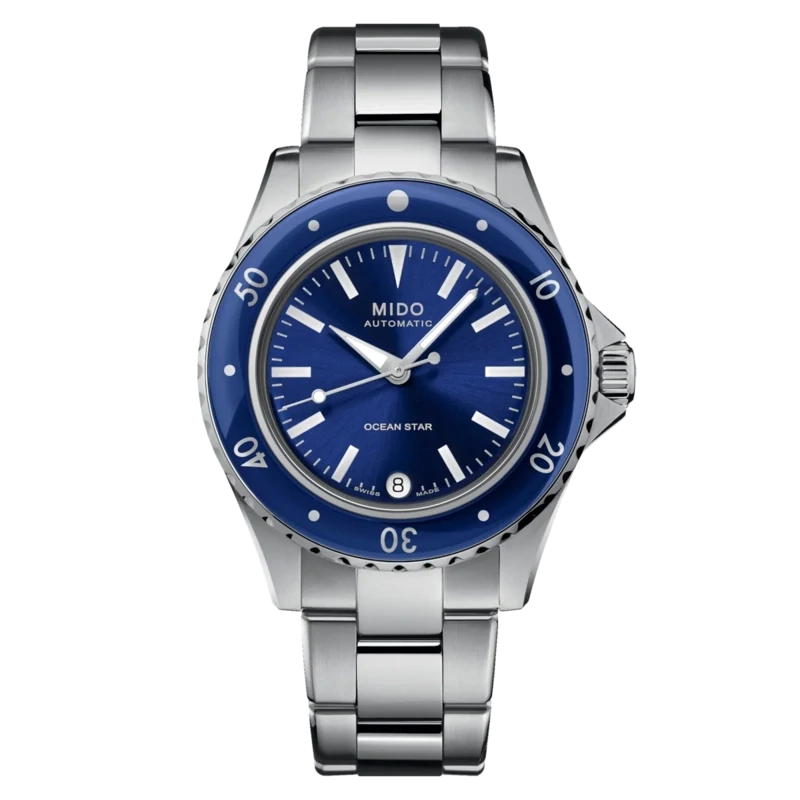 Mido Ocean Star 36.5 37 MM Blue Dial Automatic M026.207.11.041.00