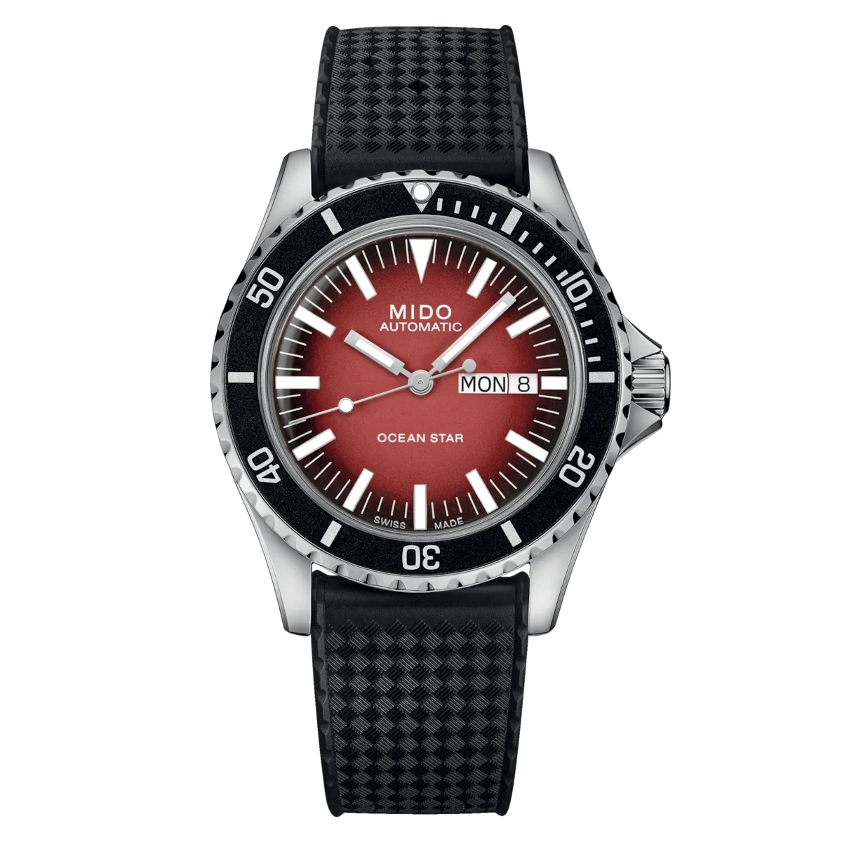 Mido Ocean Star Tribute Gradient 41 MM Red Dial Automatic M026.830.17.421.00 Special Edition