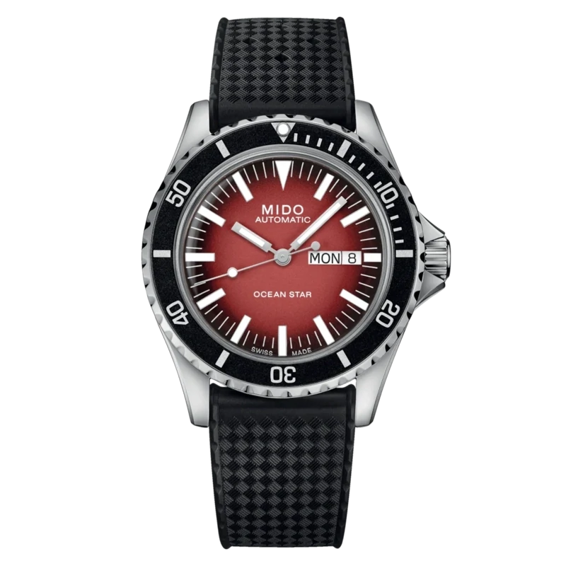 Mido Ocean Star Tribute Gradient 41 MM Red Dial Automatic M026.830.17.421.00 Special Edition