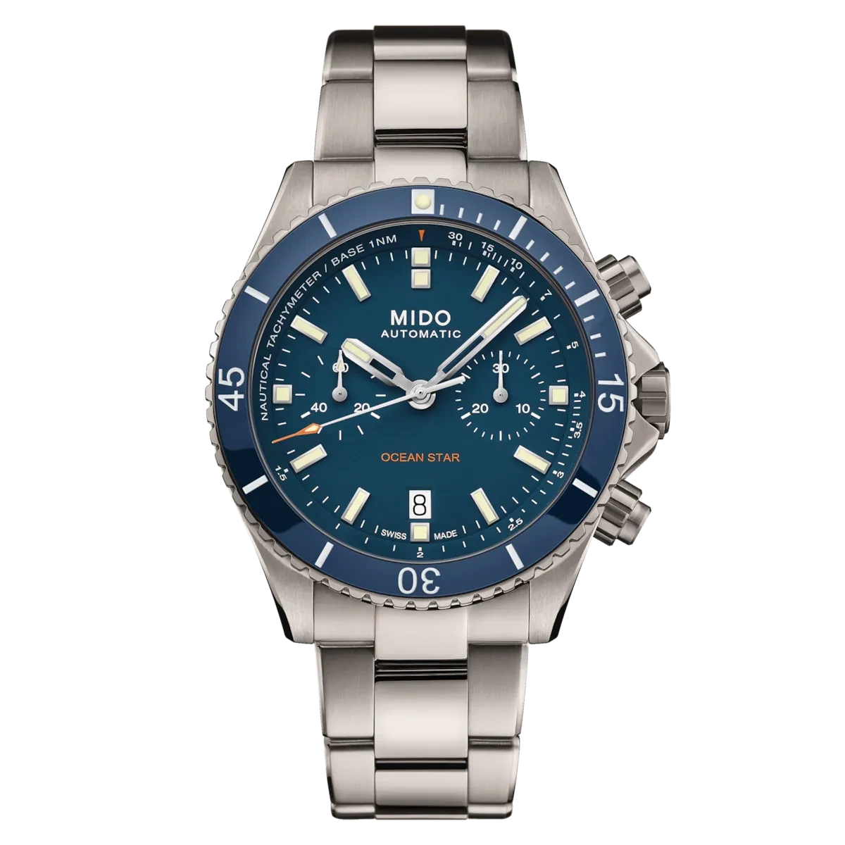 Mido Ocean Star Chronograph 43 MM Black Dial Automatic M026.627.44.041.00