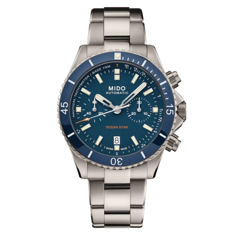 Mido Ocean Star Chronograph 43 MM Black Dial Automatic M026.627.44.041.00