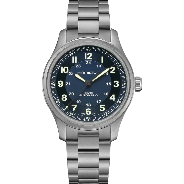 Hamilton Khaki Field Titanium Blue Dial Auto 42 MM H70545140
