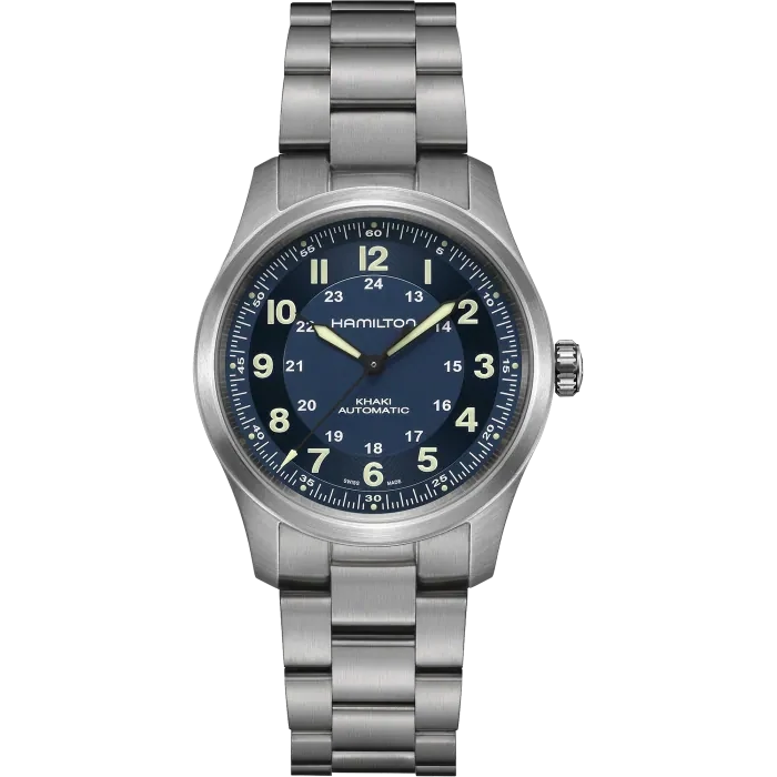 Hamilton Khaki Field Titanium Blue Dial Auto 38 MM H70205140