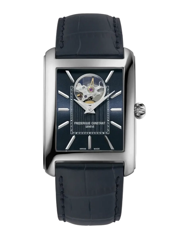 Classics Carree Heart Beat Mens 31MM Blue Dial Automatic FC-311N4C6