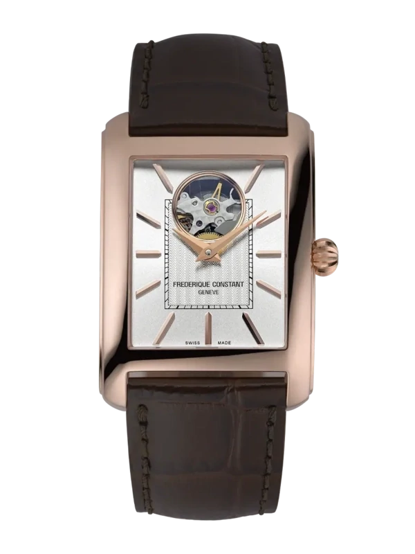 Classics Carree Heart Beat Mens 31MM White Dial Automatic FC-311S4C4