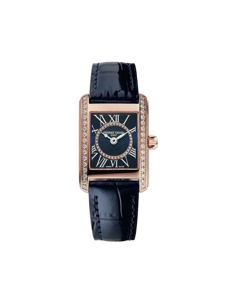 Classics Carrée Ladies 23MM Blue Dial Quartz FC-200NMCDCD14