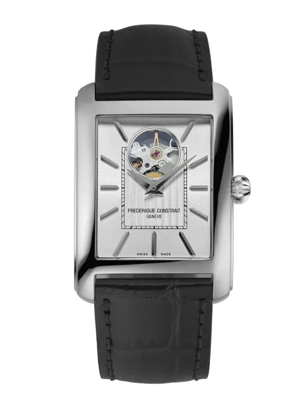 Classics Carree Heart Beat Mens 31MM White Dial Automatic FC-311S4C6