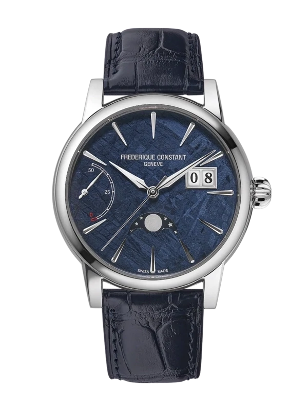 Manufacture Classic Power Reserve Big Date 40MM Blue Meteorite Dial Automatic FC-735MT3HPT