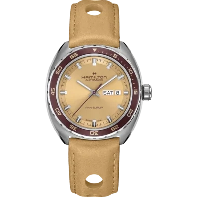 American Classic Pan Europ Beige Grey Dial 42MM Automatic H35435820