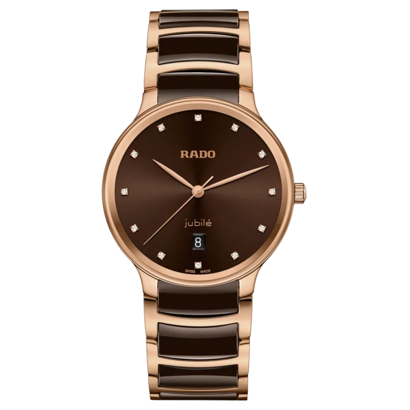 Centrix Diamonds Brown Dial 40MM Quartz R30023732