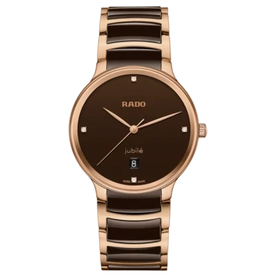 Centrix Diamonds Brown Dial 40MM Quartz R30023712