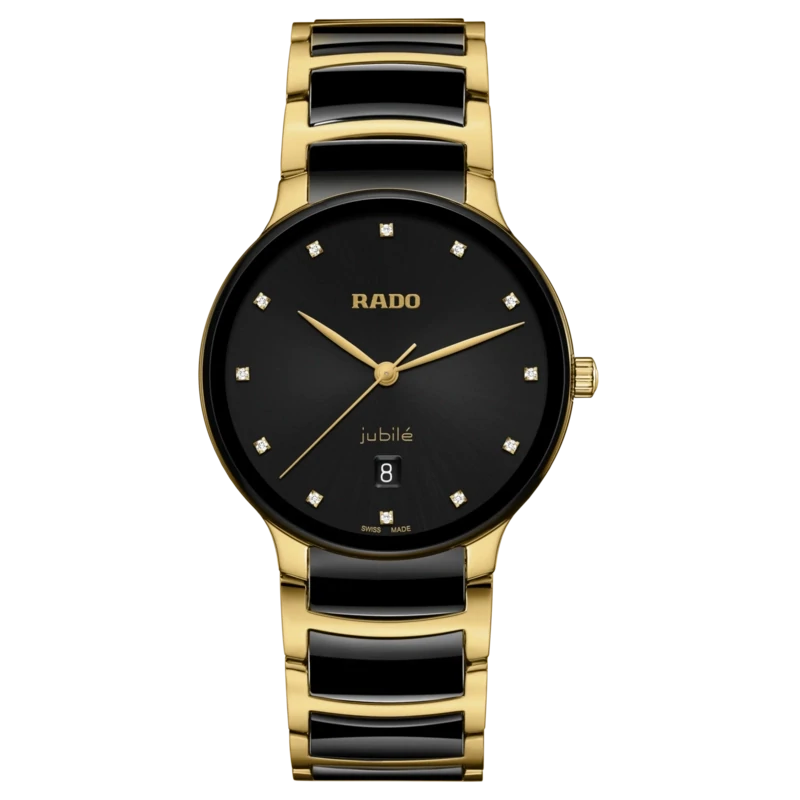 Centrix Diamonds Black Dial 40MM Quartz R30022742