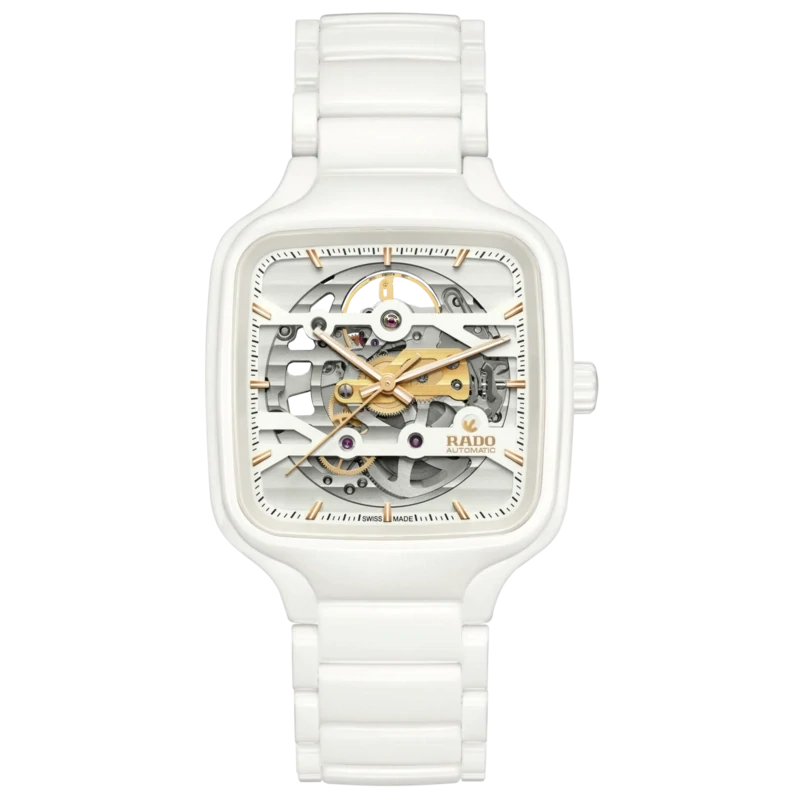 True Square Open Heart White Dial 38MM Automatic R27126012