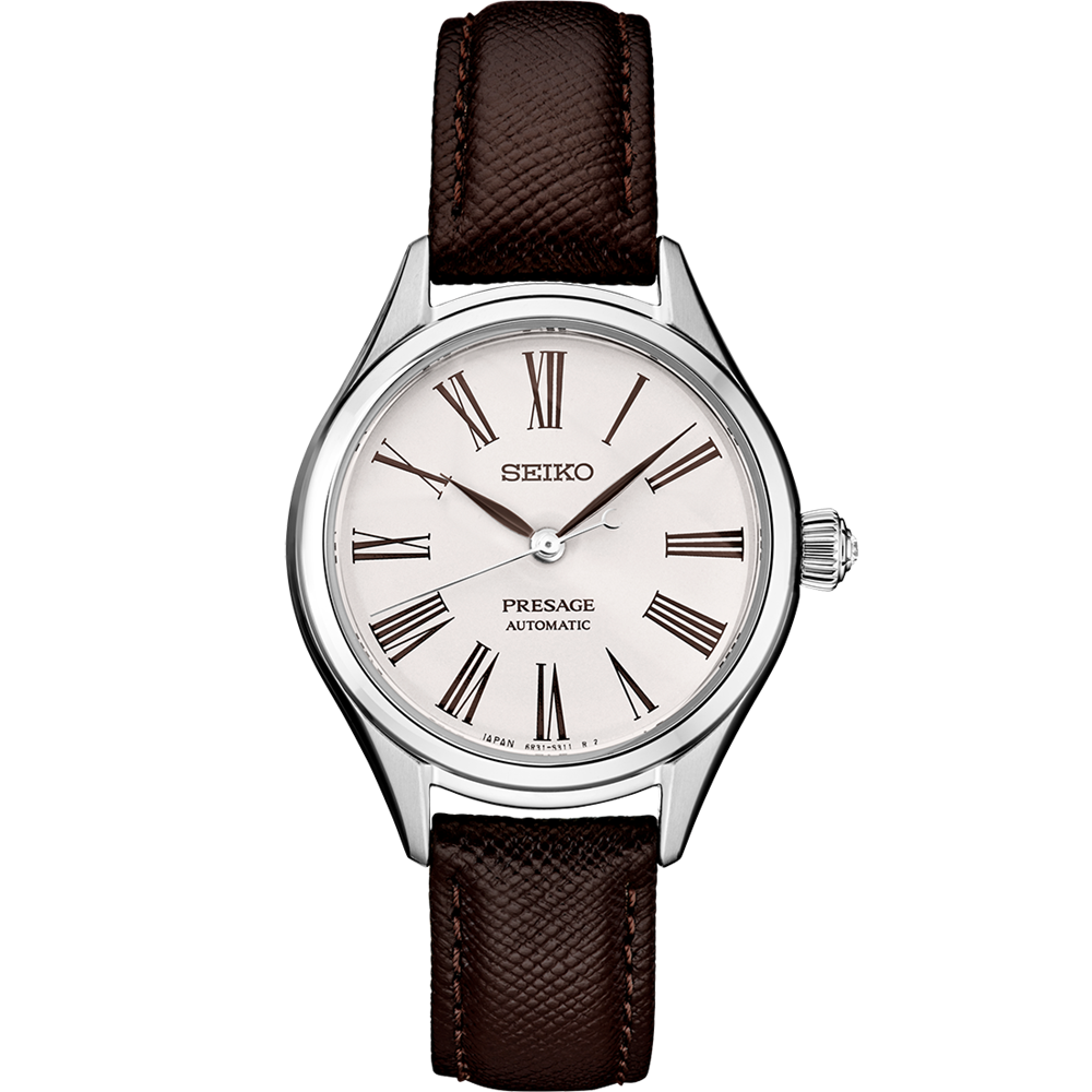Seiko Presage Automatic 34MM White Dial &#39;Cherry Blossom&#39; SPB233