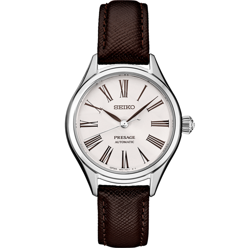Seiko Presage Automatic 34MM White Dial &#39;Cherry Blossom&#39; SPB233