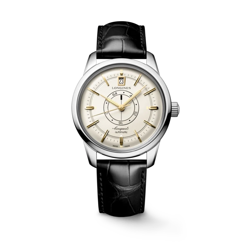 Conquest Heritage Central Power Reserve Champagne Dial 38MM Automatic L16484782
