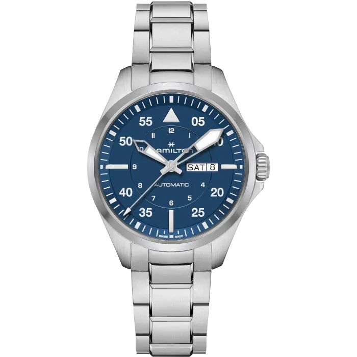 Hamilton Khaki Aviation Pilot Day Date Blue Dial Automatic 42MM H76245840