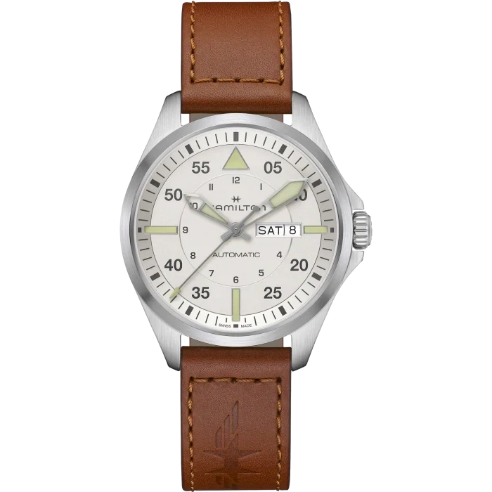 Hamilton Khaki Aviation Pilot Day Date Green Dial Automatic 42MM H64635550