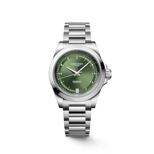 Conquest Green Dial 34MM Automatic L34304076